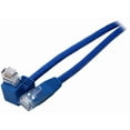 thumbnail image 4 of Eaton Tripp Lite Series Down-Angle Cat6 Gigabit Molded UTP Ethernet Cable (RJ45 Right-Angle Down M to RJ45 M), Blue, 3 ft. (0.91 m) - Patch cable - RJ-45 (M) to RJ-45 (M) - 91 cm - CAT 6 - down-angled connector, molded, stranded - blue, 4 of 9