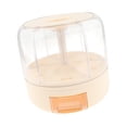 thumbnail image 4 of jifeng 360 degree Rotating Rice Dispenser 6 Compartment Rice Bucket for Snacks Beans Rice Yellow, 4 of 9