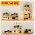 thumbnail image 6 of SPECILITE Indoor Greenhouse with Grow Lights, 4 Tiers 27.6"L×19.3"W×61.4"H Outdoor Mini Green House with Zip PVC Cover  and Dimmable 15W Plant Light with Timer for Seed Starting Trays, 6 of 8