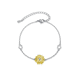 thumbnail image 1 of Pulseras De Girasol Plata 925 Joyeria Regalo Para Mujeres Plateado Xtellar amarillo, 1 of 4