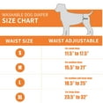 thumbnail image 3 of WiseWater Pack of 3 Washable Female Dog Diapers, Doggie Diapers, Reusable Pet Diapers, Puppy Diapers for Female Dog, Super-Absorbent Dog Wraps, S, 3 of 11