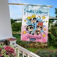 thumbnail image 5 of Las Chicas Superpoderosas-bandera de jardín temática. Regalo perfecto para fans, amigos y familiares, ideal para actividades al aire libre y decoración de fiestas.28CM*45CM, 5 of 5