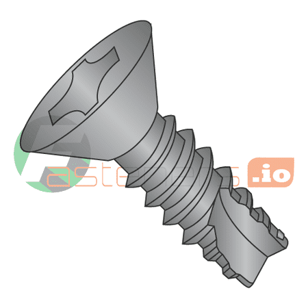

#6 x 1/2 Type 25 Thread Cutting Screws / Phillips / Flat Head / Steel / Black Oxide (Quantity: 10 000 pcs)