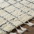 thumbnail image 5 of Hauteloom Venya Wool Living Room, Bedroom Area Rug - Bohemian, Transitional - High Pile - Ivory, Charcoal - 5' x 7'6", 5 of 6