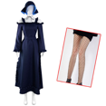 thumbnail image 3 of Vestido de cosplay de Anime Alice Lendrott, disfraz de mucama, sombrero para mujer, atuendo de mucama, pendientes, collar, traje de demonio para carnaval de Halloween, 3 of 5