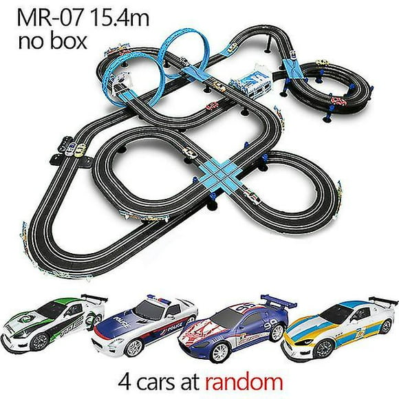 1:64 Track Racing Toy Electric Railway Track Toy Set Racing Track Double Remote Control Car Children's Toys Slot Car Natal
