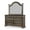 Gray, variant on Furniture of America Charo Solid Wood 2-Piece Dresser and Mirror Set in Gray