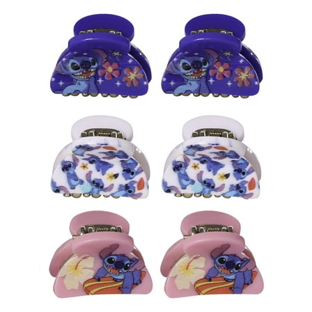 Disney Girl's/Tween Stitch Hair Claw Clip Set