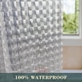thumbnail image 5 of maoyanNo Hooks Needed Waterproof Shower Curtain Liner PEVA 71" x 74" Hookless for, 5 of 5