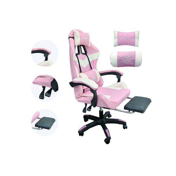 Silla Gamer NIAN Pro 056 Reclinable Ergonómica Ajustable Rosa