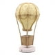 thumbnail image 2 of Lámpara de mesa con forma de globo aerostático: luz nocturna LED con pantalla de ratán tejido para dormitorio, habitación infantil o sala de estar. Iluminación ambiental suave, base estable, accesori, 2 of 6