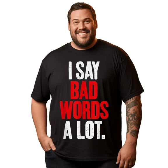 Men T Shirt for Big & Tall Man Graphic Short Sleeve Plus Size Oversized Tee Tshirts 7XLT T0 5641 010