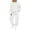 White #4, variant on Fall Two Piece Sets for Women Y2k Elastic Waist Joggers Matching Long Sleeve Hoodies Polka Dot Cozy Soft Teacher Tracksuits with Pockets Orange M