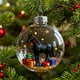 thumbnail image 4 of Seyotauo Christmas Horse Ornament Collection - Clear Acrylic Baubles with Intricate Equestrian Scenes, Metallic Tops & Golden Glitter for Holiday Centerpieces/Curio Cabinets, Gifts for Horse Lovers, 4 of 5