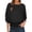 Black, variant on Women's Elegant Chiffon Blouse, Boat Neck Batwing Sleeve Poncho Top with Elastic Hem Cinch, Flowy and Formal Casual Tops for Daily Wear or Special Occasions Pink S