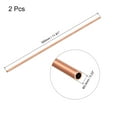 thumbnail image 2 of Uxcell 5.5mm OD 1mm Wall Thickness 300mm Length Copper Round Tube 2 Pack, 2 of 5