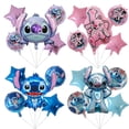 thumbnail image 2 of Globos para fiesta de cumpleaños de Disney Stitch, juegos de globos de Lilo y Stitch, suministros para decoraciones de fiestas de cumpleaños para niños, regalos y más, 2 of 4