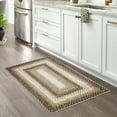 thumbnail image 2 of Haperlare Small Rug Living Room Washable Rug Braided Print Boho Accent Floor Covers Modern Geometric Area Carpet for Bedroom Kirtchen, 2' x 4' Beige, 2 of 7