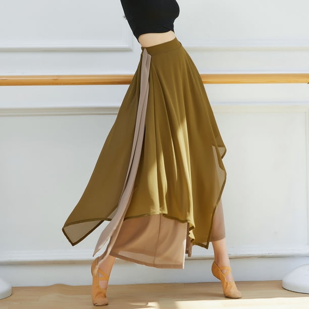 WILLBEST Pantalones Casuales de Mujer Para Danza y Ejercicio - Pantalones Clásicos de Pierna Ancha Para Entrenamiento y Gimnasia - Pantalones de Pierna Larga Para Mayor Comodidad y Flexibilidad
