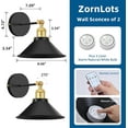 thumbnail image 5 of Battery Operated Wall Sconce Set of 2,Vintage Wireless Wall Sconces with Remote,Dimmable Led Wall Lights,Wall Lamp Fixture Indoor Bedroom Living Room Kitchen,LED Bulbs Included,Black, 5 of 10