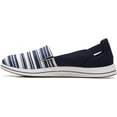 thumbnail image 4 of Clarks Mens Breeze Step Loafer 9 Navy/White Canvas, 4 of 7