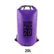 thumbnail image 5 of Soidarity Bolsas impermeables multifuncional para exteriores Equipo de gran capacidad Bolsa plegable para kayak Rafting Piscina Deportes de playa Deportes acuáticos Violeta 20L Hombros Soidarity OD025898-17, 5 of 6