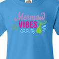 thumbnail image 4 of Inktastic Mermaid Vibes with Tail and Seashell Youth T-Shirt, 4 of 5