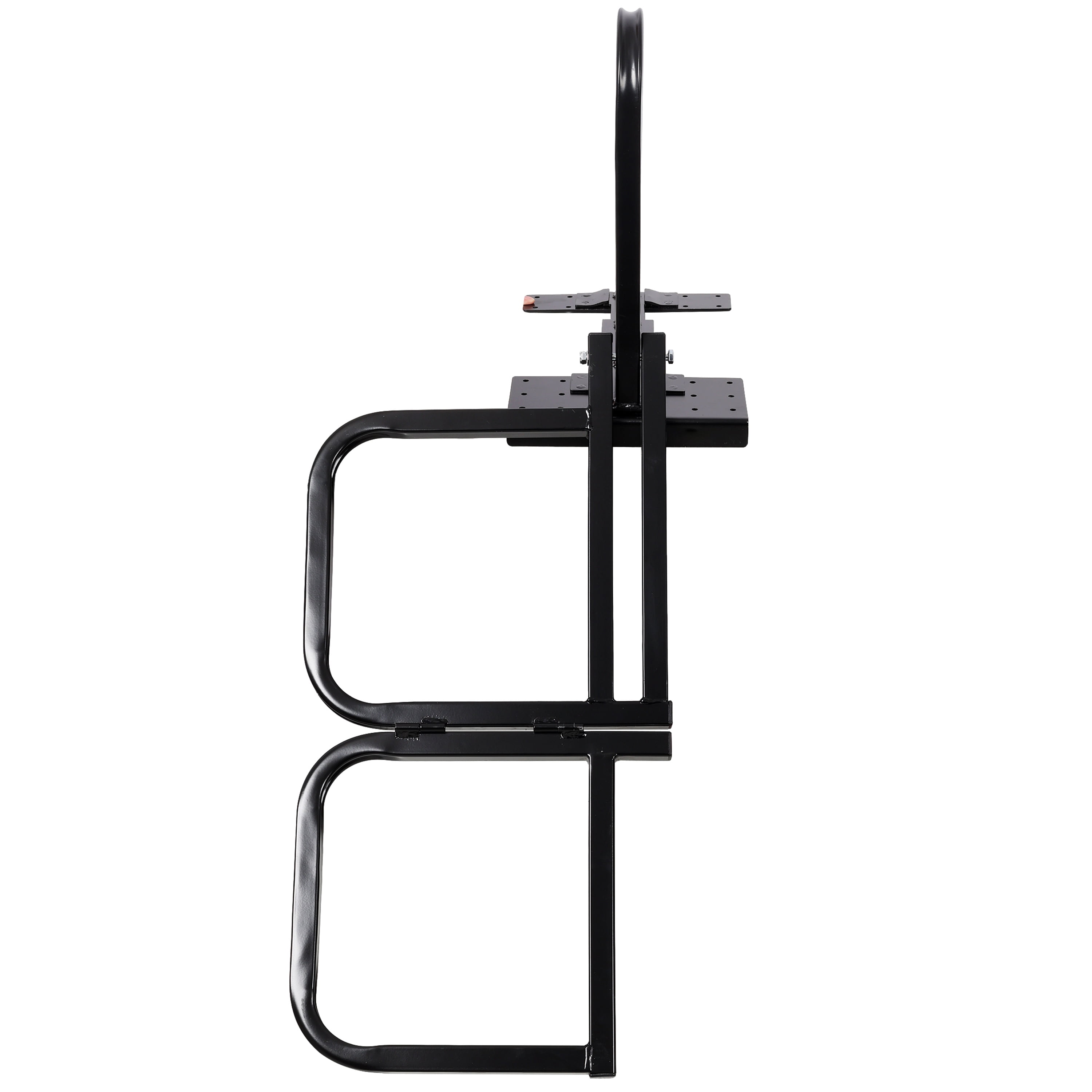 Truck Tailgate Mounting Step, 300 LBS Capacity, Foldable Design, Hand Rail, Powder Coated, Universal Fit
