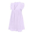 thumbnail image 3 of Ketyyh-chn99 Robe d'Été pour Femmes Grande Taille Robe Maxi Robe de Plage Robe Décontractée d'Automne Ample Mini Robe XJJ220519001,m, 3 of 4