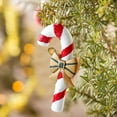 thumbnail image 2 of opvise 1Pc Christmas Ornament Xmas Tree Pendant with Lanyard Creative Shape Bright Color Christmas Themed Hanging Ornament for Party Decoration C, 2 of 8
