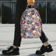 thumbnail image 2 of Easygdp music Skull record Retro Mochila Ligera de 15 Pulgadas para Estudiantes, Mochila Cómoda para la Escuela y Viajes, Correas Ajustables, 2 of 6