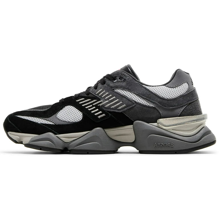 New Balance 9060 Black Castlerock Grey - Walmart.com