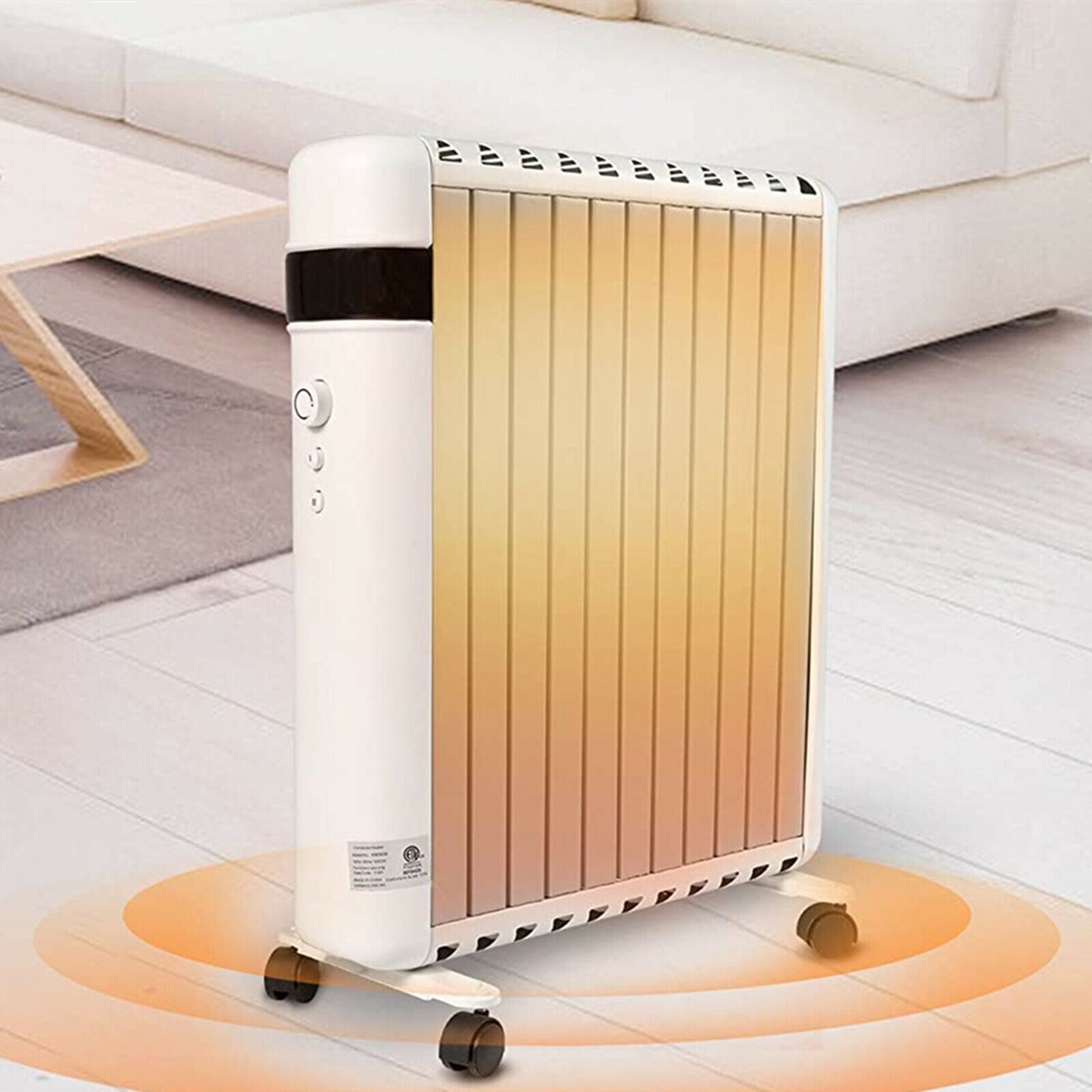 LELINTA Space Heater, 750W/1500W Oil Filled Radiator Electric Heater with  Digital Thermostat, w/ Wheels, 24 Hrs Timer u0026 Remote, Portable Heater for  Full Room Indoor - Walmart.com