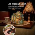 thumbnail image 3 of Kit de casa en miniatura Vaki Vaki con luz LED Book Nook Floral, 3 of 7