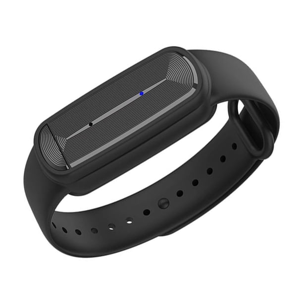 Inteprter La anti mosquitos con electrónica ultrasónica está diseñada con un reloj de electrónico ultrasónico Repelente de insectos y plagas negro