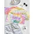 thumbnail image 3 of I'm In A State Of Yo Tie Dye Spiral Women -Image by Shutterstock, Female Large, 3 of 4
