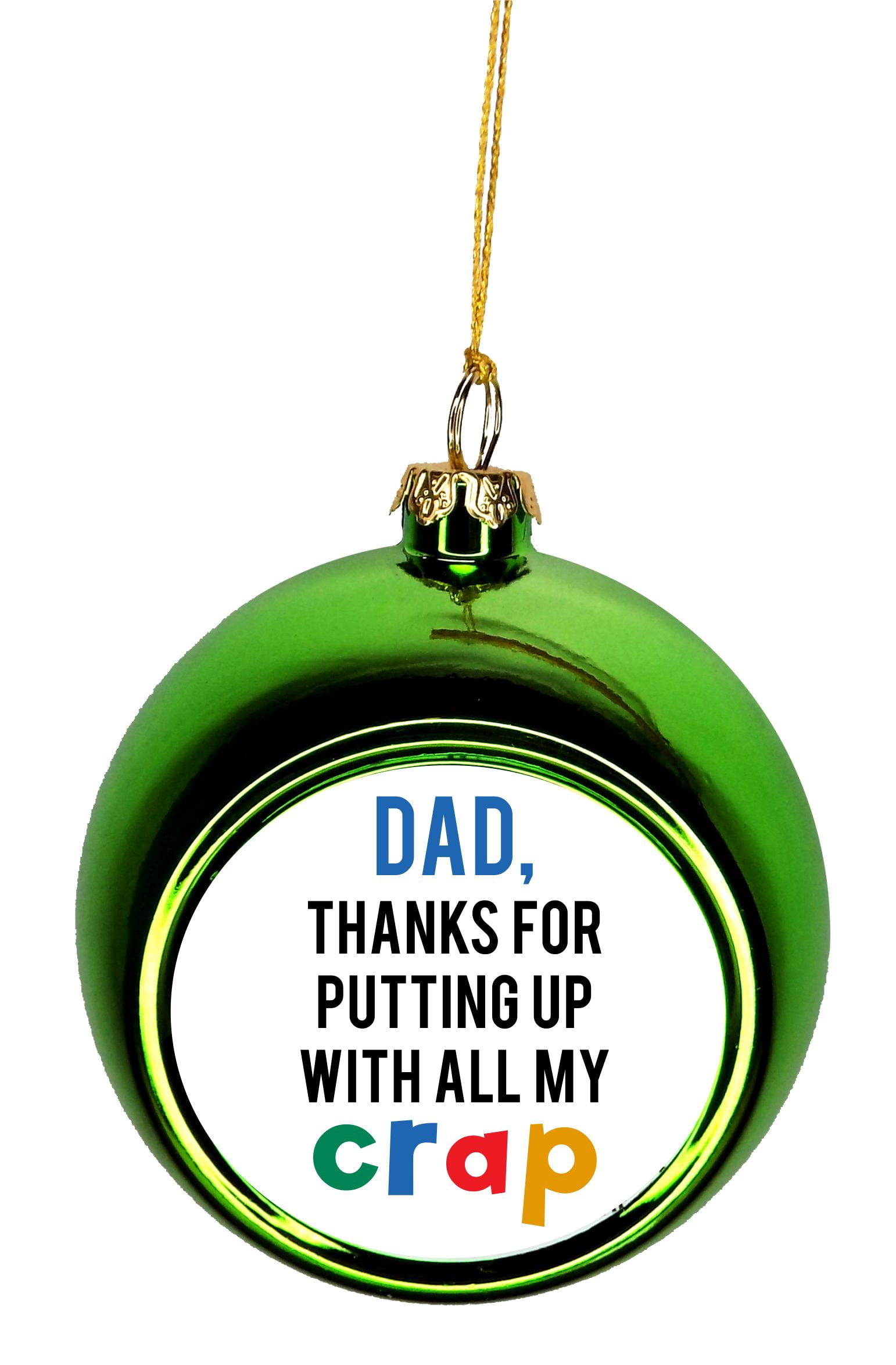 dad christmas bauble