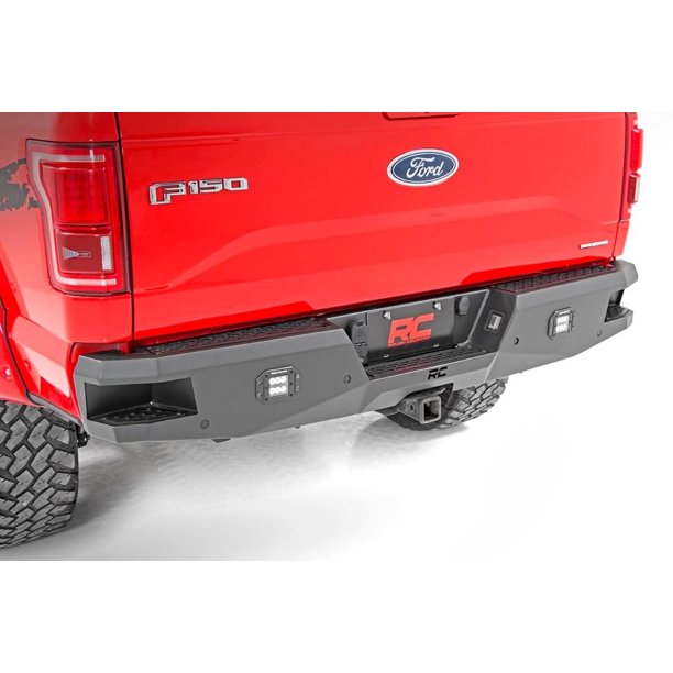 Rough Country Heavy Duty Rear Bumper w/ LEDs (fits) 20152020 F150 (2