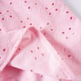 thumbnail image 5 of Liyamei Summer Baby Girl's Light Weight Sweet Knot Print Sleeveless Top With Ruffled Hem And Short Pants Set Girls Casual Sets Size Pink 3-4 Years, 5 of 5