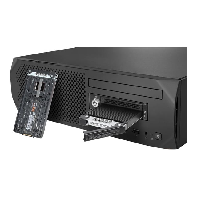 ICY DOCK M.2 PCIe 3.0/4.0 NVMe SSD Mobile Rack for External 3.5†Drive Bay | ToughArmor MB833M2K-B