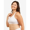 thumbnail image 3 of The Serena - Cotton Wirefree Sports Bra, 3 of 6