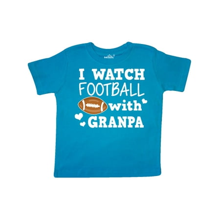 

Inktastic I Watch Football with My Granpa Gift Toddler Boy Girl T-Shirt
