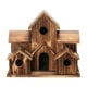 thumbnail image 2 of Casas de Pájaros de Madera, Suministros de Decoración, de Pájaros Grandes Naturales, Jaula Colgante para Pájaros para Césped Al Aire Libre, Ven DYNWAVEMX Casa de los pájaros, 2 of 3