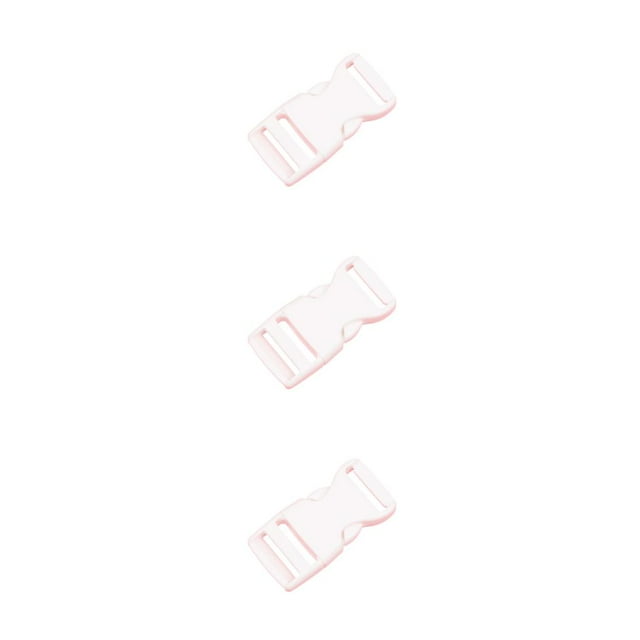 ZheElen 10pcs/set High Compatibility Buckle Strap For Convenient And Secure Fastening ABS Clasp Belt Buckles Release Buckle white 3Set
