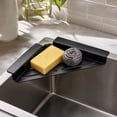 thumbnail image 6 of Sink Drying Rack, Triangle Kitchen Dish Drying Rack for Corner, Sink Caddy with Sponge Holder Drain Tray for Kitchen Cleaning, 6 of 6