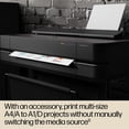 thumbnail image 6 of HP DesignJet T230 24" Wireless Large Format Color Thermal Inkjet Plotter Printer, 2025 Edition, Bundle with Color and 38ml Black Ink Pack, Matte Bond Inkjet Paper Roll, 6 of 10