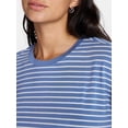 thumbnail image 5 of Time and Tru Women's Tunic Tee with Short Sleeves, Sizes XS-XXXL, 5 of 6