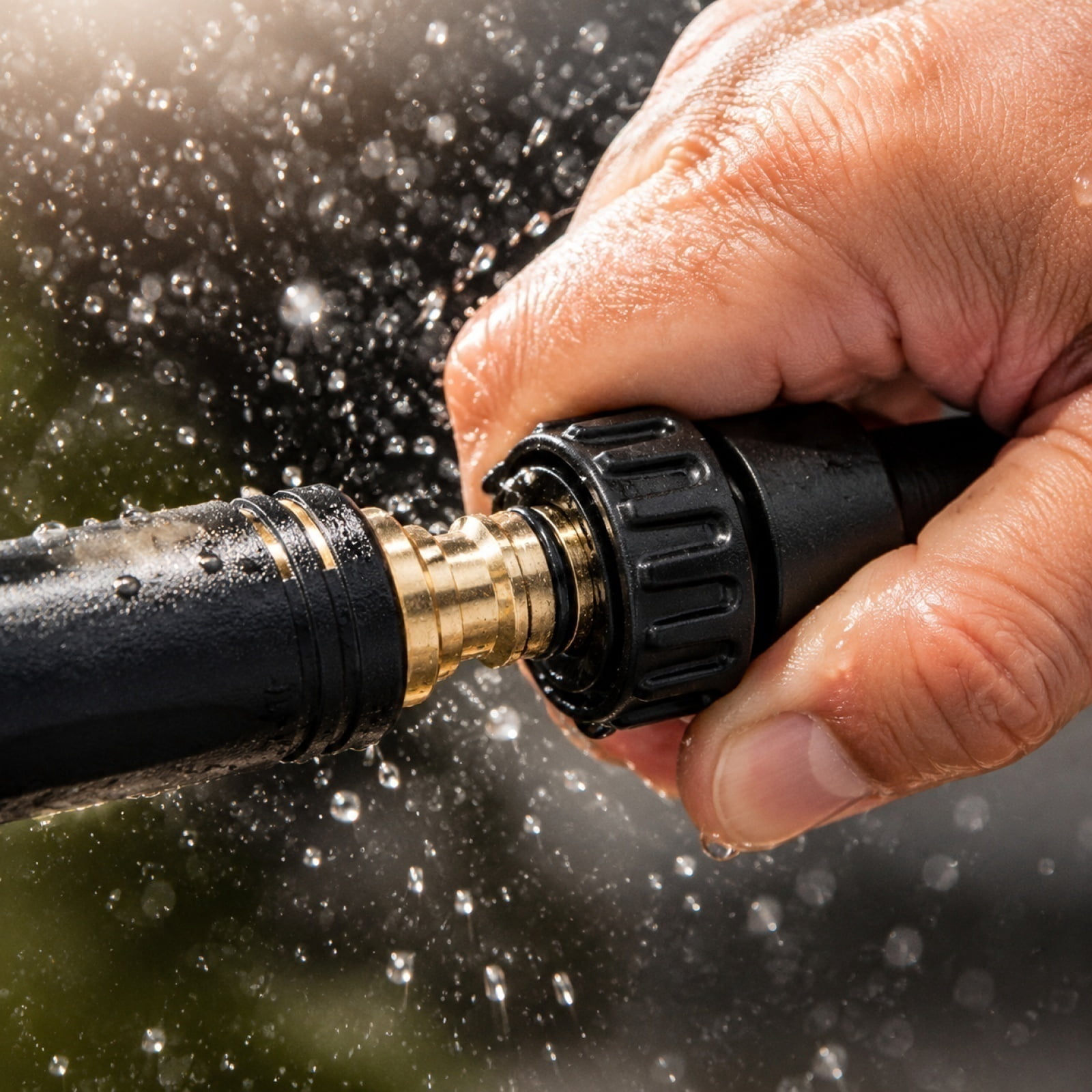 Home High-Pressure Car Wash Water Gun with Booster Nozzle and Hose, Powerful High Pressure Water Gun Gaoyashuiqiang Nozzle, Garden Hose Pressures Booster