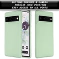 thumbnail image 3 of Designed for Google Pixel 7 Pro 2022 Case,Slim Liquid Silicone Rubber Shockproof Phone Cover with Wrist Strap Soft Anti-Scratch Microfiber Lining Protection Case for Google Pixel 7 Pro (Green), 3 of 15