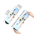 thumbnail image 3 of Lsque Bluey Printed Crew Socks, Moisture-Wicking Socks, Athletic Socks for Men Breathable Cushion Socks Casual Sport Socks for Running Traveling, 3 of 6
